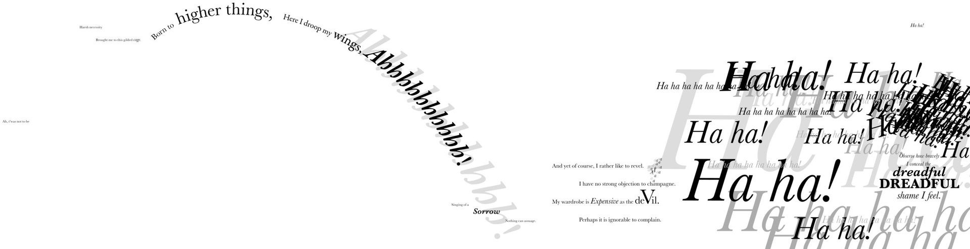 Visual interpretation of the song lyrics of "Glitter and be Gay" from Leonard Bernstein’s opera, "Candide" Visual interpretation of the song lyrics of "Glitter and be Gay" from Leonard Bernstein’s opera, "Candide"